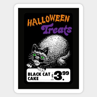 Black Cat Cake Sticker